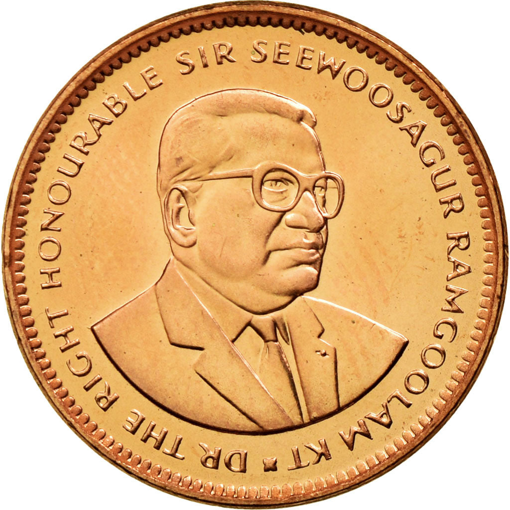 Monnaie, Mauritius, 5 Cents, 1999, SPL, Copper Plated Steel, KM:52