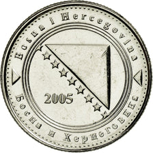 Monnaie, Bosnia - Herzegovina, 5 Feninga, 2005, British Royal Mint, SUP, Nickel