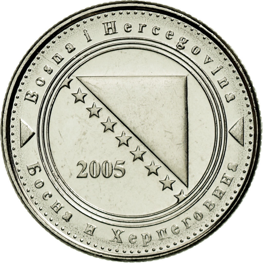 Coin, Bosnia - Herzegovina, 5 Feninga, 2005, British Royal Mint, AU(55-58)