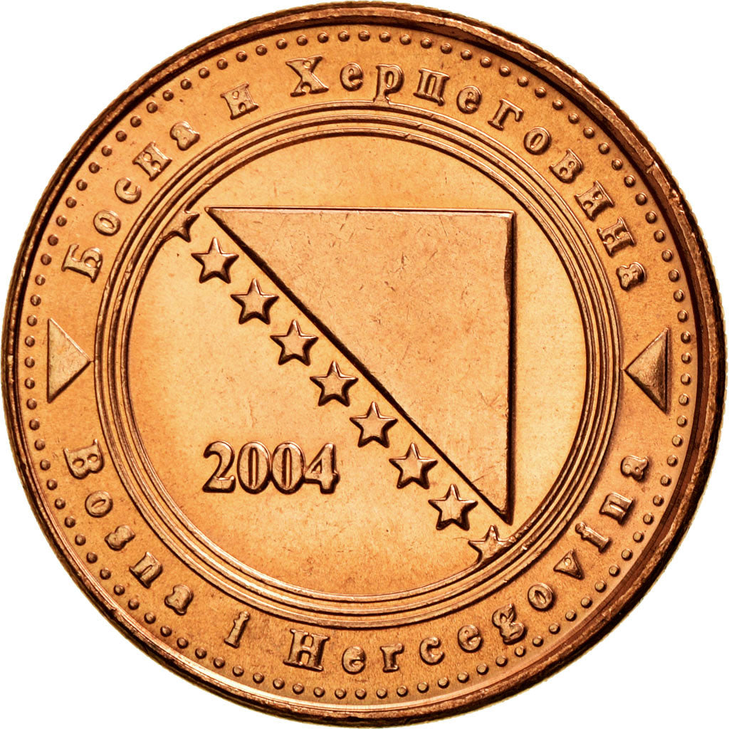 Coin, Bosnia - Herzegovina, 20 Feninga, 2004, British Royal Mint, AU(55-58)