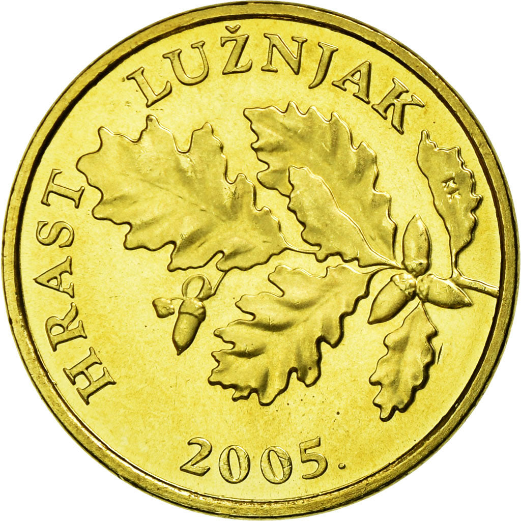 Münze, Kroatien, 5 Lipa, 2005, UNZ, Brass plated steel, KM:5