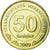 Moneta, Turkmenistan, 50 Tenge, 2009, AU(55-58), Mosiądz, KM:100