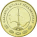 Moneta, Turkmenistan, 20 Tenge, 2009, AU(55-58), Mosiądz, KM:99
