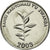 Moneta, Ruanda, 20 Francs, 2003, MS(63), Nickel platerowany stalą, KM:25