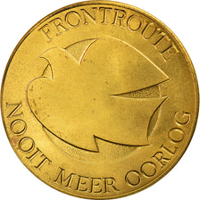 Belgium, Medal, 50 Frontroute, Nieuwpoort, Diksmuide, Ieper, 1981, AU(55-58)