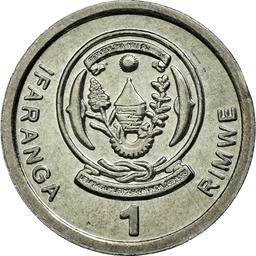 Coin, Rwanda, Franc, 2003, AU(55-58), Aluminum, KM:22
