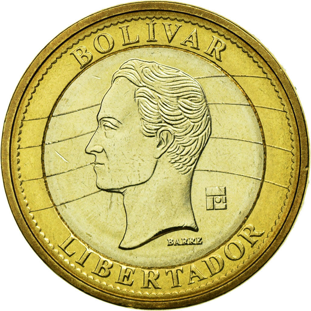 Monnaie, Venezuela, Bolivar, 2007, Maracay, SUP, Bi-Metallic, KM:93