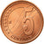 Coin, Venezuela, 5 Centimos, 2007, Maracay, AU(55-58), Copper Plated Steel