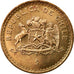 Coin, Chile, 100 Pesos, 1997, Santiago, AU(50-53), Aluminum-Bronze, KM:226.2