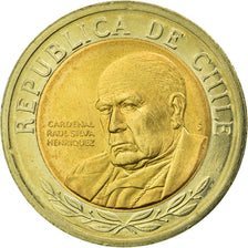 Coin, Chile, Cardinal Raul Silva Henriquez, 500 Pesos, 2001, Santiago