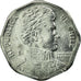 Coin, Chile, Peso, 1999, Santiago, AU(50-53), Aluminum, KM:231
