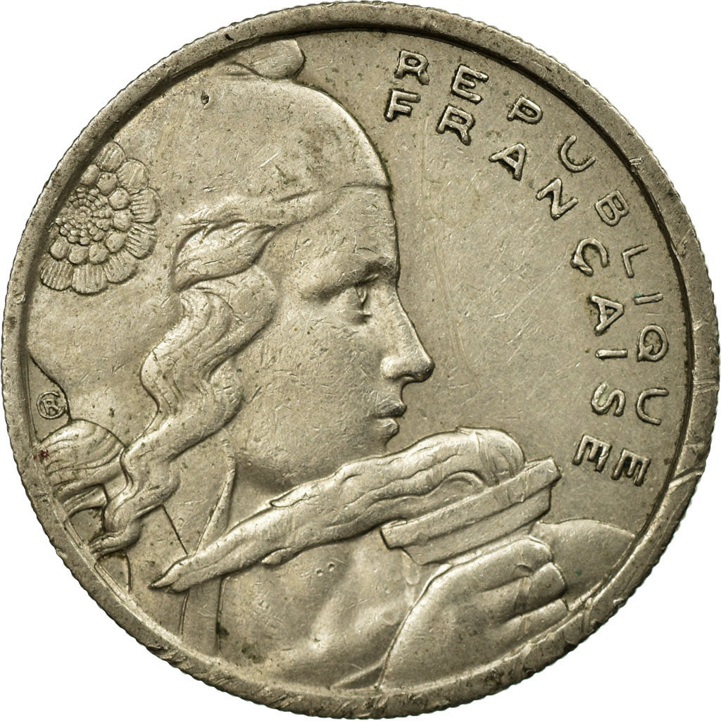 Munten, Frankrijk, Cochet, 100 Francs, 1955, Beaumont - Le Roger, ZF