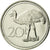 Moneda, Papúa-Nueva Guinea, 20 Toea, 2005, SC, Níquel chapado en acero, KM:5a