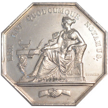 France, Token, Notary, AU(55-58), Silver, Lerouge:59