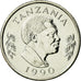 Coin, Tanzania, 50 Senti, 1990, British Royal Mint, MS(63), Nickel Clad Steel