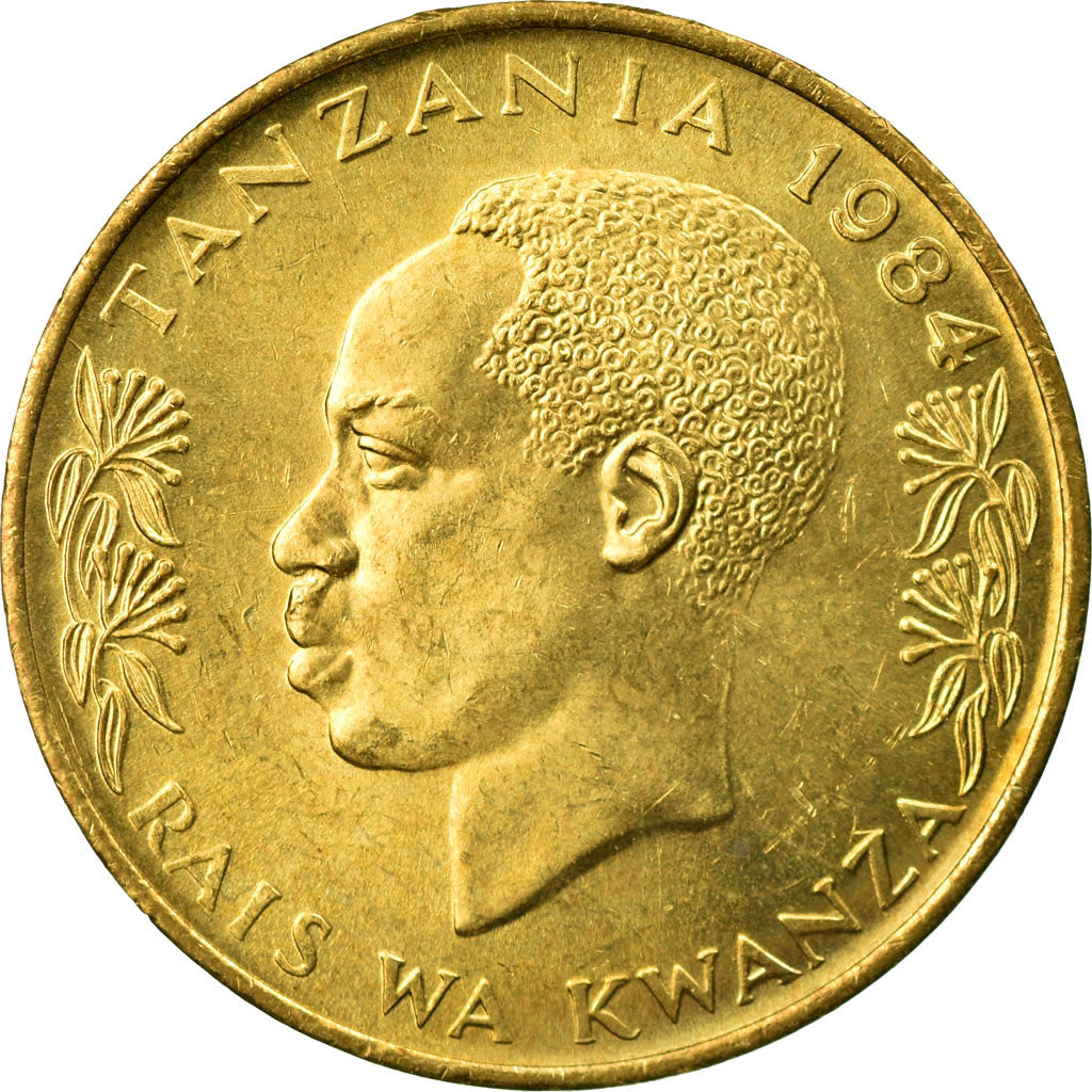 Coin, Tanzania, 20 Senti, 1984, EF(40-45), Nickel-brass, KM:2