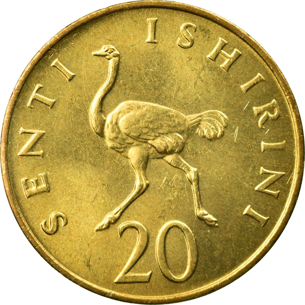 Coin, Tanzania, 20 Senti, 1984, EF(40-45), Nickel-brass, KM:2