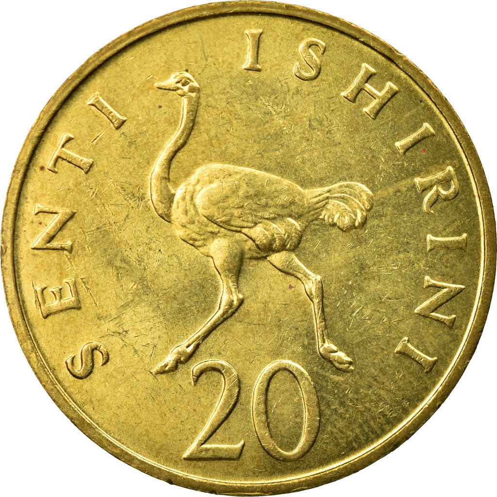 Coin, Tanzania, 20 Senti, 1979, EF(40-45), Nickel-brass, KM:2