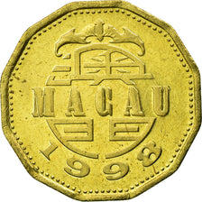 Coin, Macau, 20 Avos, 1998, British Royal Mint, EF(40-45), Brass, KM:71
