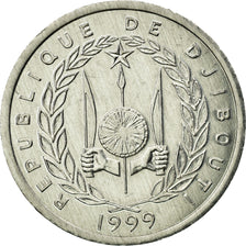 Moneta, Gibuti, Franc, 1999, Paris, SPL-, Alluminio, KM:20