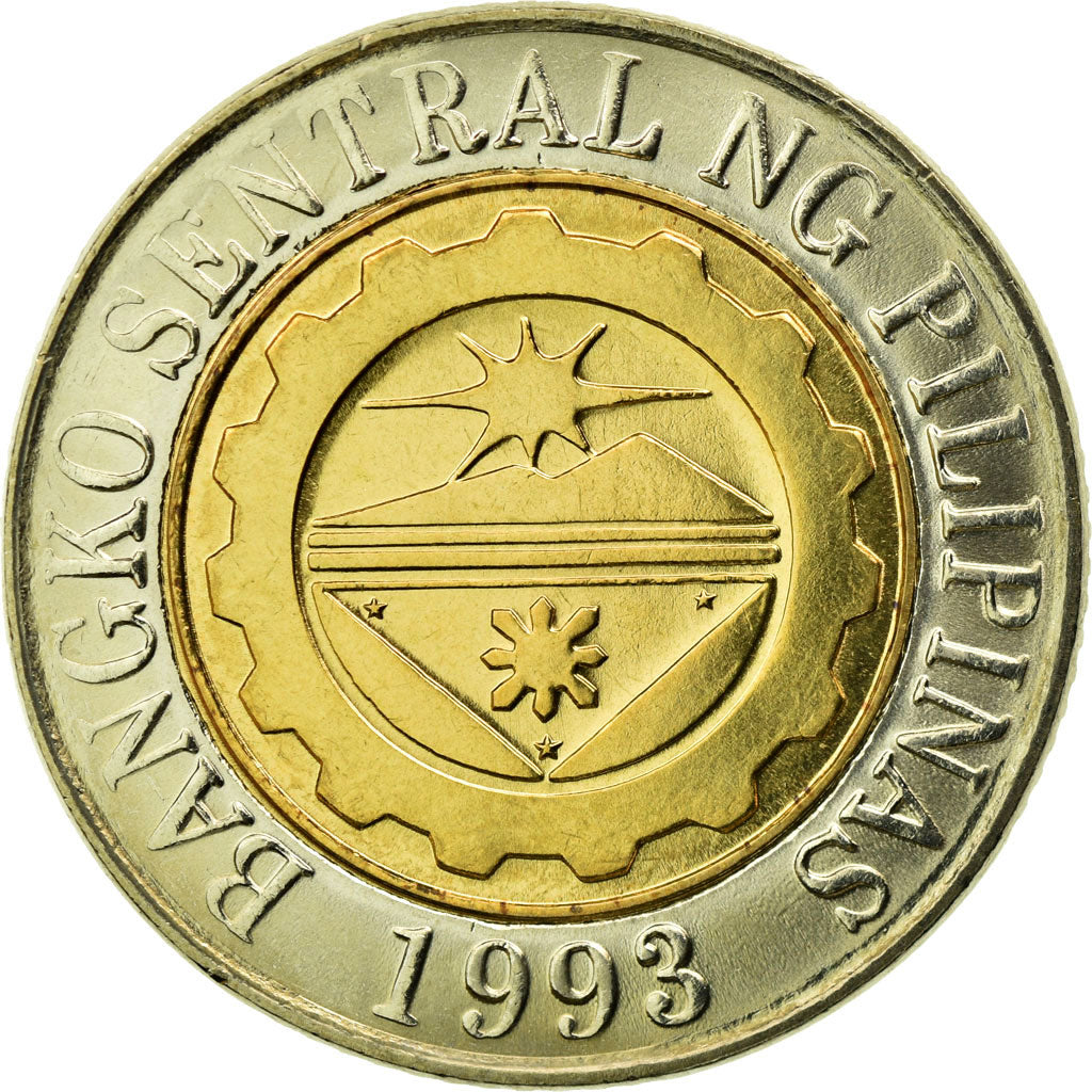 Coin, Philippines, 10 Piso, 2006, Manila, MS(63), Bi-Metallic, KM:278