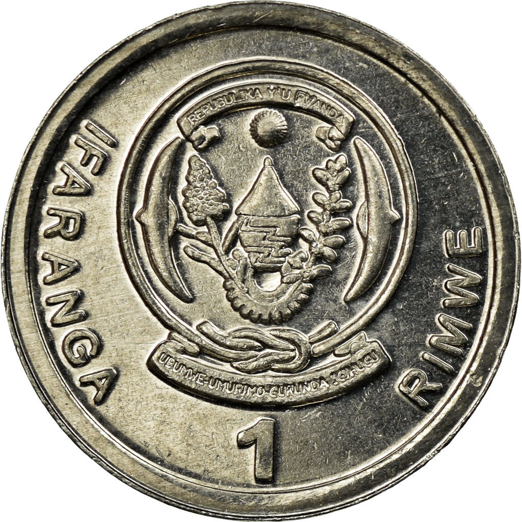 Moneda, Ruanda, Franc, 2003, MBC, Aluminio, KM:22