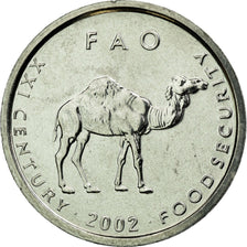 Coin, Somalia, 10 Shillings / Scellini, 2002, MS(63), Aluminum, KM:46