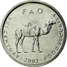 Coin, Somalia, 10 Shillings / Scellini, 2002, MS(63), Aluminum, KM:46