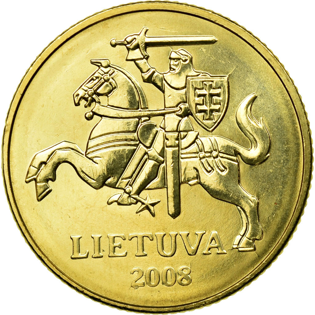 Münze, Lithuania, 20 Centu, 2008, SS, Nickel-brass, KM:107