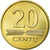 Moneta, Litwa, 20 Centu, 2008, EF(40-45), Mosiądz niklowy, KM:107