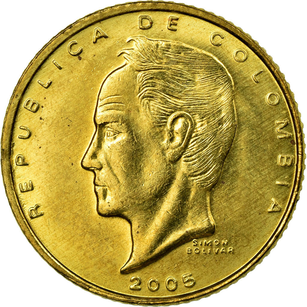 Moneta, Colombia, 20 Pesos, 2005, SPL-, Ottone, KM:294