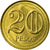 Moeda, Colômbia, 20 Pesos, 2005, AU(55-58), Latão, KM:294