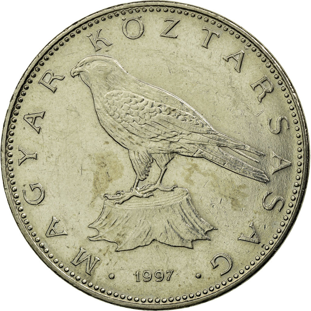 Coin, Hungary, 50 Forint, 1997, Budapest, EF(40-45), Copper-nickel, KM:697