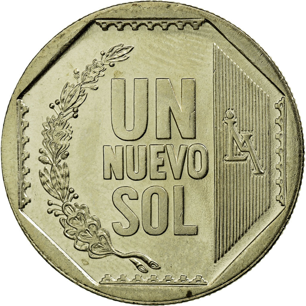 Moneda, Perú, Nuevo Sol, 2007, Lima, EBC, Cobre - níquel - cinc, KM:308.4