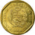 Moneda, Perú, 20 Centimos, 2008, Lima, MBC, Latón, KM:306.4