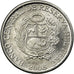 Moneda, Perú, Centimo, 2008, Lima, MBC, Aluminio, KM:303.4a