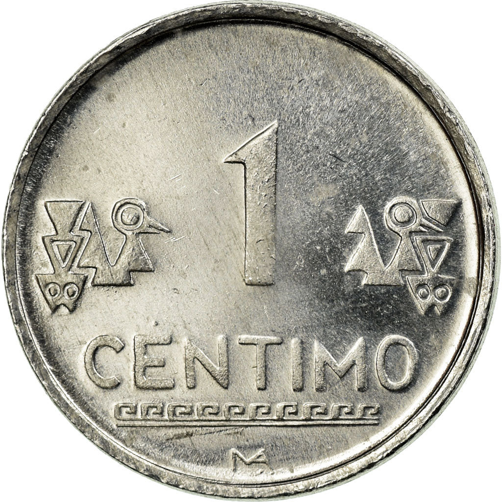 Moneda, Perú, Centimo, 2008, Lima, MBC, Aluminio, KM:303.4a