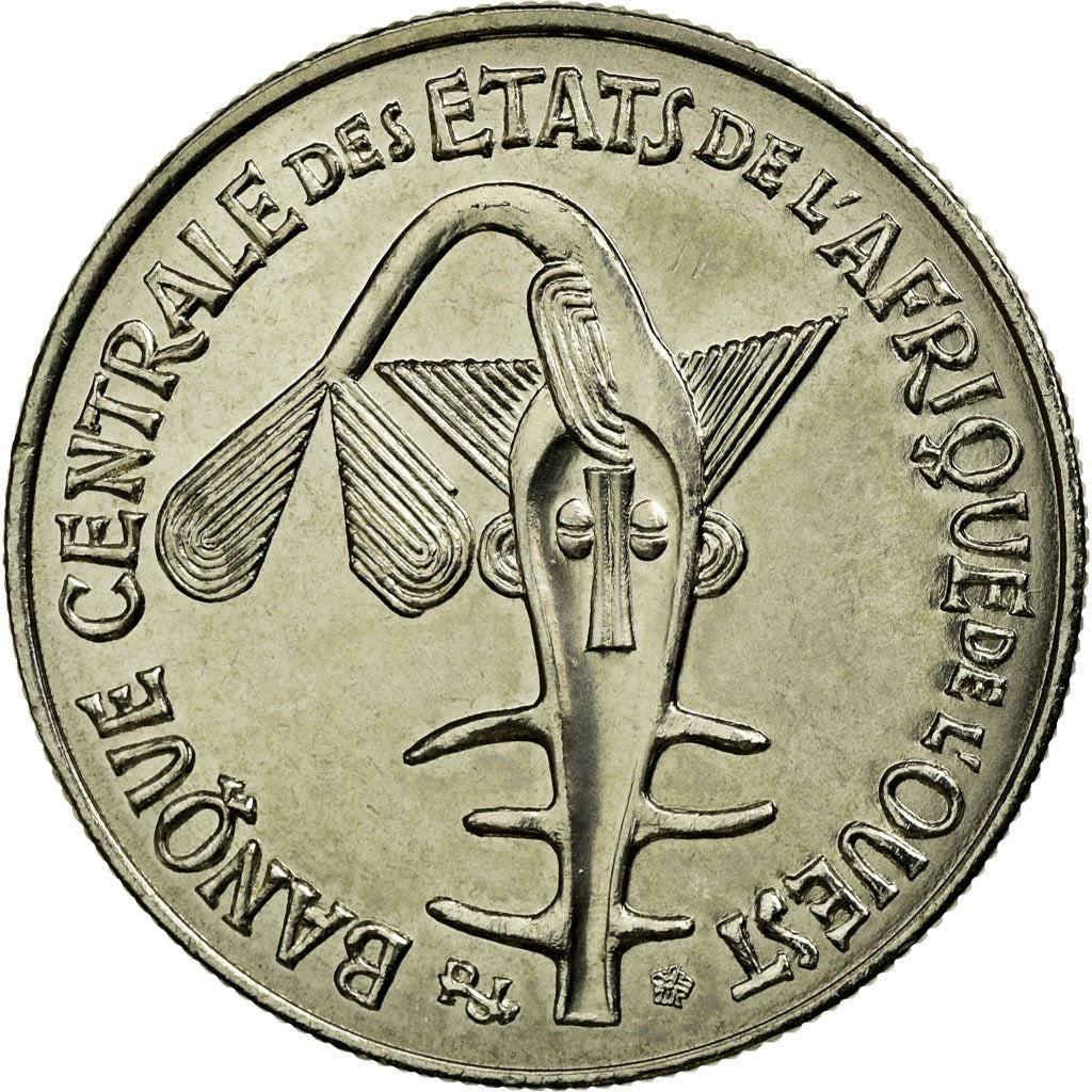Monnaie, West African States, 50 Francs, 2004, SUP, Copper-nickel, KM:6