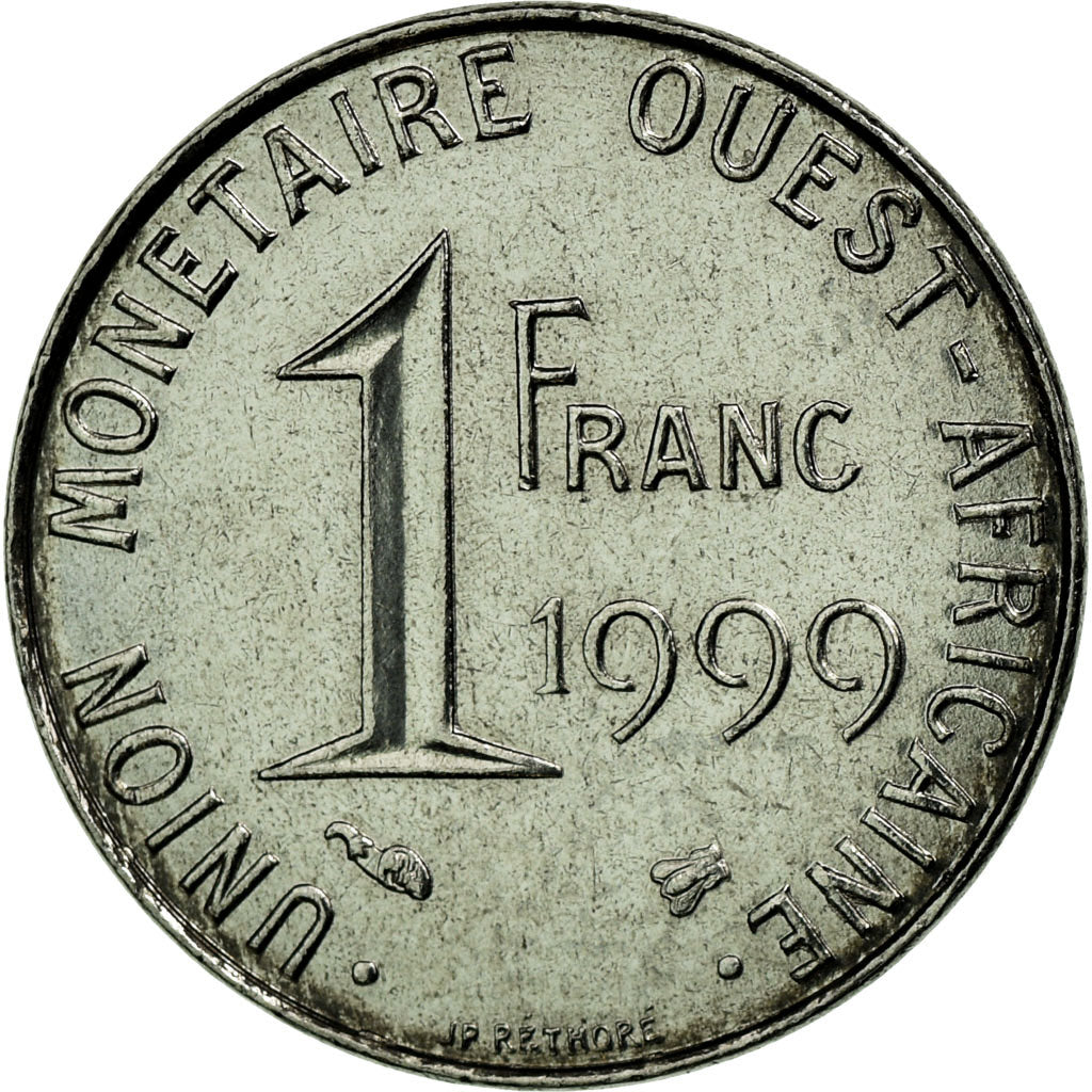 Monnaie, West African States, Franc, 1999, SUP, Steel, KM:8