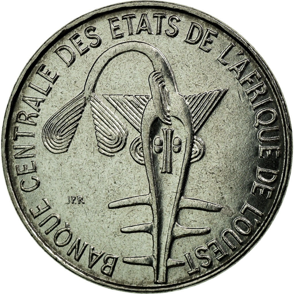 Coin, West African States, Franc, 1999, AU(55-58), Steel, KM:8