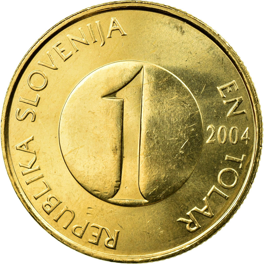 Moeda, Eslovénia, Tolar, 2004, EF(40-45), Níquel-Latão, KM:4