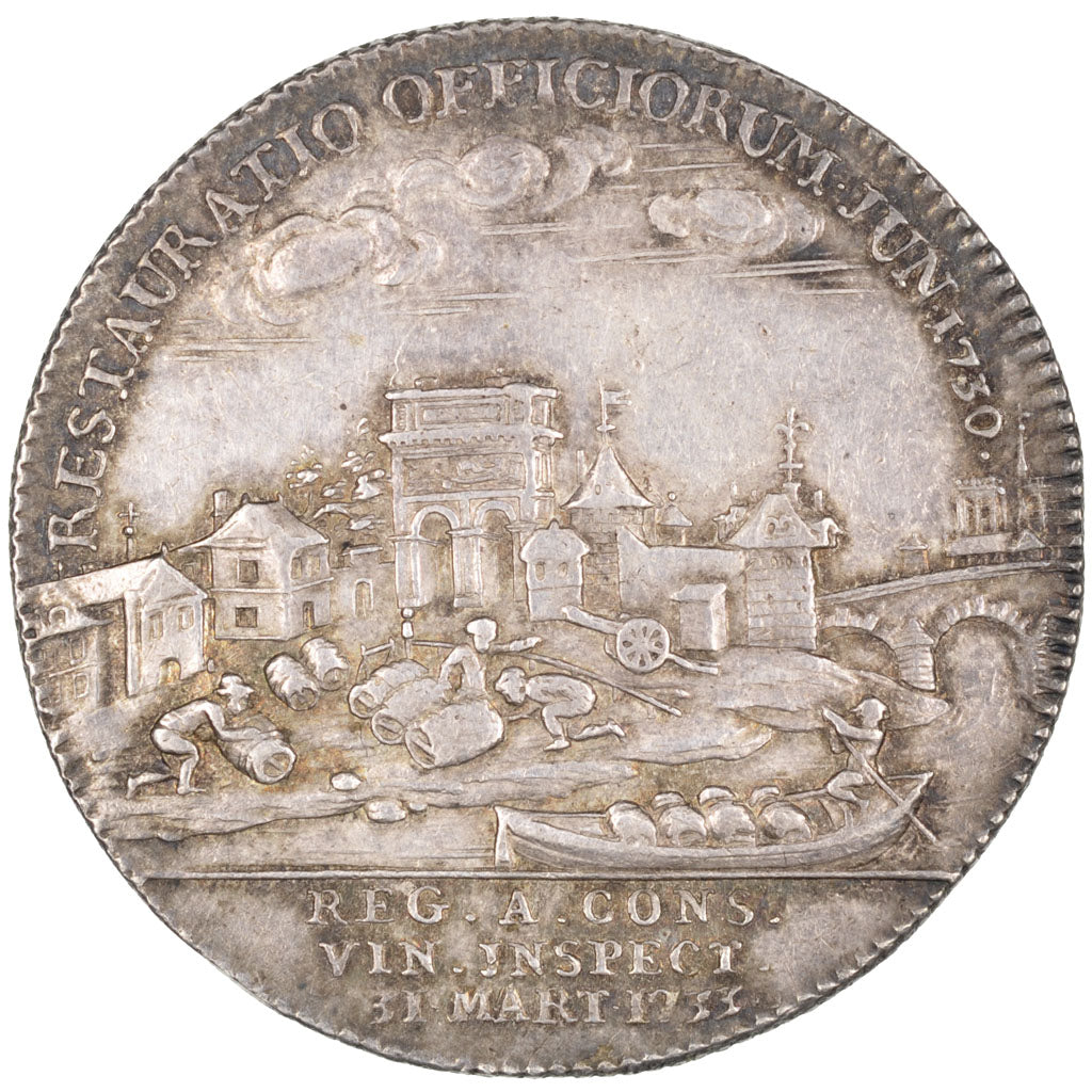Louis XV, inspecteurs des vins, Jeton