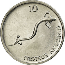 Monnaie, Slovénie, 10 Stotinov, 1993, SUP, Aluminium, KM:7
