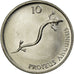 Moneta, Słowenia, 10 Stotinov, 1993, AU(55-58), Aluminium, KM:7