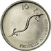 Coin, Slovenia, 10 Stotinov, 1993, AU(55-58), Aluminum, KM:7