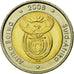 Moneta, Południowa Afryka, 5 Rand, 2008, Pretoria, AU(55-58), Bimetaliczny