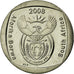Monnaie, Afrique du Sud, 2 Rand, 2008, Pretoria, SUP, Nickel Plated Copper