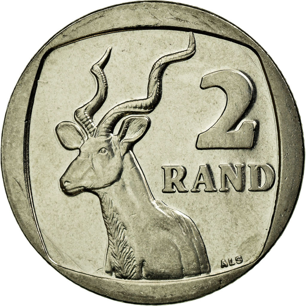 Monnaie, Afrique du Sud, 2 Rand, 2008, Pretoria, SUP, Nickel Plated Copper