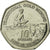 Moeda, Guiana, 10 Dollars, 2007, Royal Mint, EF(40-45), Aço Niquelado, KM:52