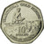 Moeda, Guiana, 10 Dollars, 2007, Royal Mint, EF(40-45), Aço Niquelado, KM:52